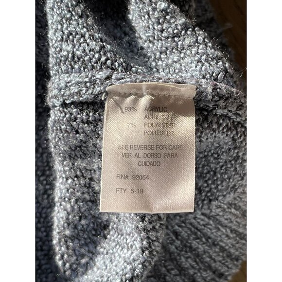 EUC Carolyn Taylor Essentials Acrylic Zip-Up Sweater - Picture 5 of 5